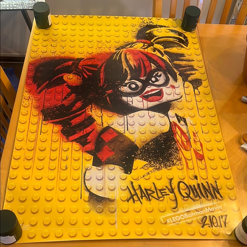 The LEGO Batman Movie - Harley Quinn - Official Poster - 2017
Rare, limited